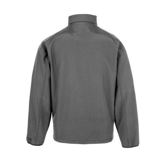 Result Childrens/Kids Double Layered Recycled Soft Shell Jacket / Gray - Picture 2 of 3